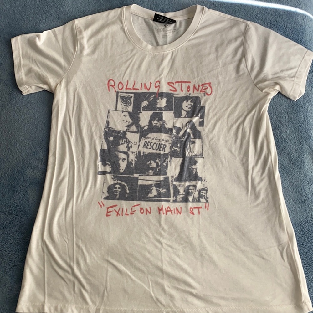 Rolling stones band tee